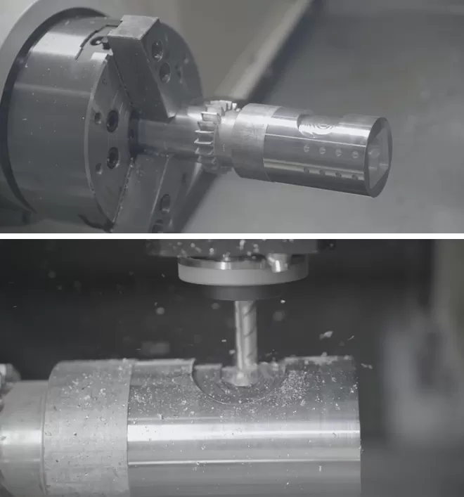 Pemesinan bubut CNC TAIKAN