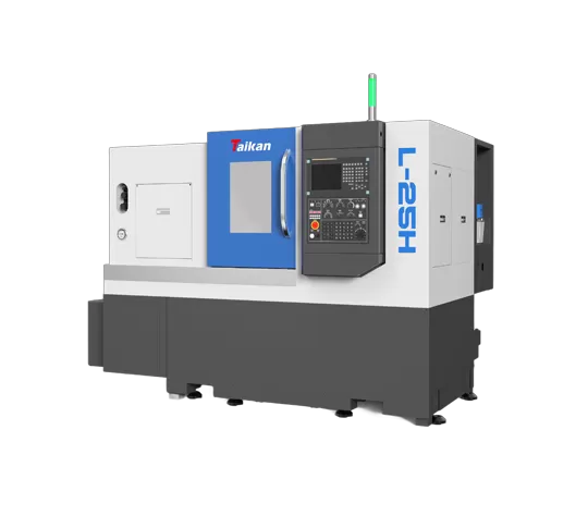 L-25H mesin bubut Horizontal CNC presisi tinggi