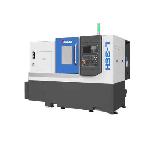 L-35H mesin bubut Horizontal CNC presisi tinggi